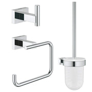 Grohe ESSENTIALS CUBE ACC.SET CITY 3-IN-1  Chrome 40757001 - Plumbing Market