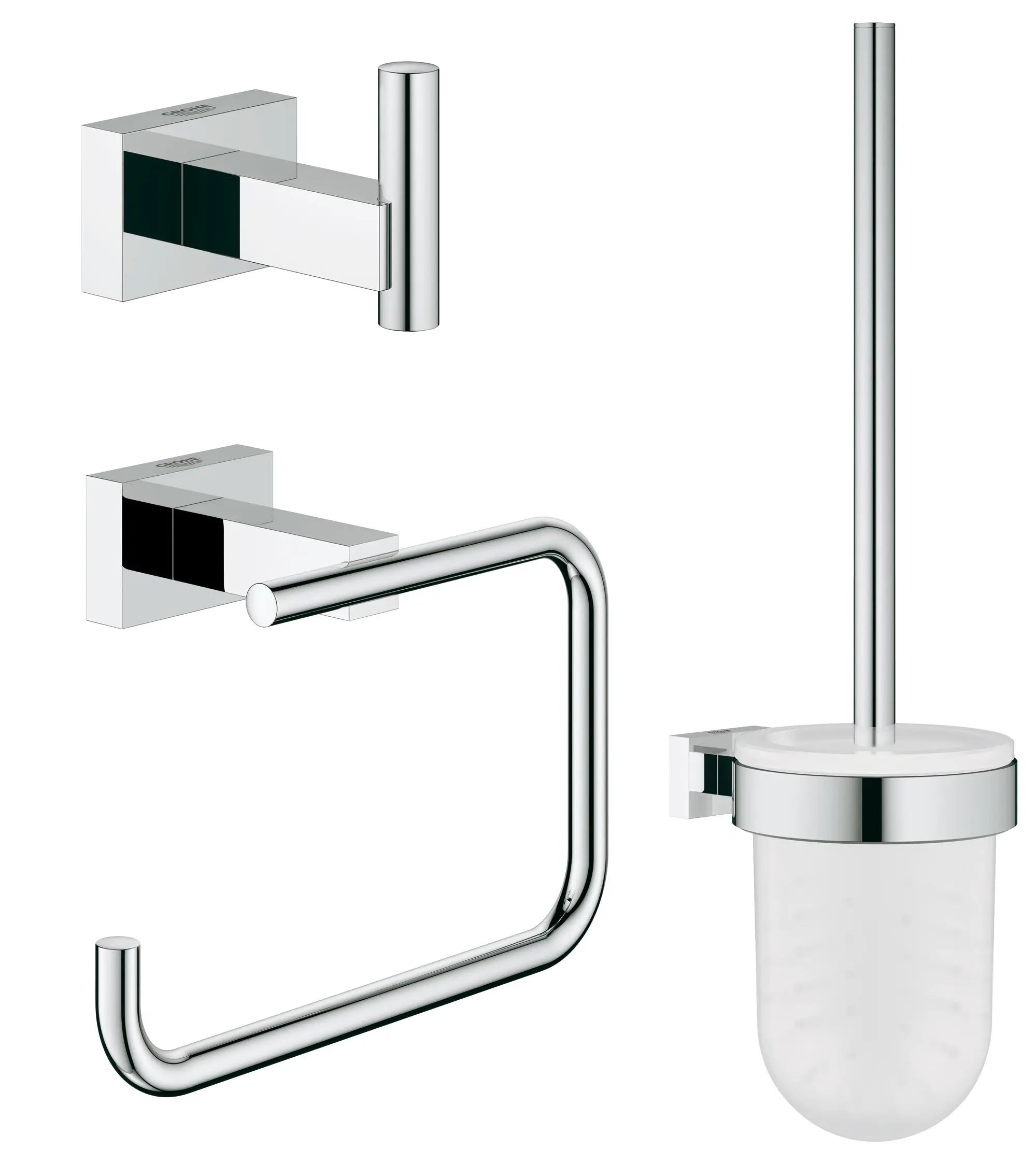 Grohe ESSENTIALS CUBE ACC.SET CITY 3-IN-1  Chrome 40757001 - Plumbing Market