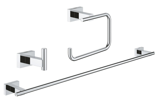 Grohe ESSENTIALS CUBE ACC.SET GUEST 3-IN-1  Chrome 40777001 - Plumbing Market