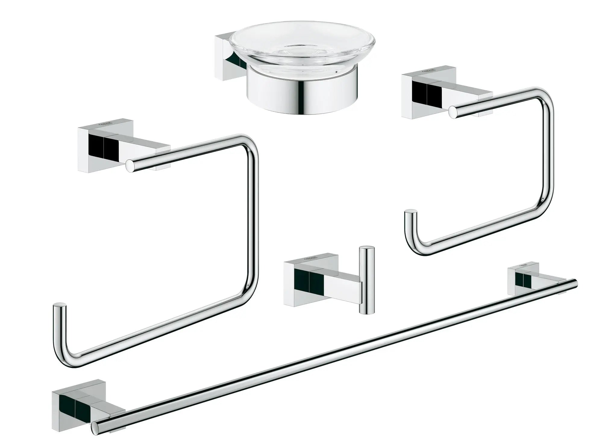 Grohe ESSENTIALS CUBE ACC.SET MASTER 5-IN1  Chrome 40758001 - Plumbing Market