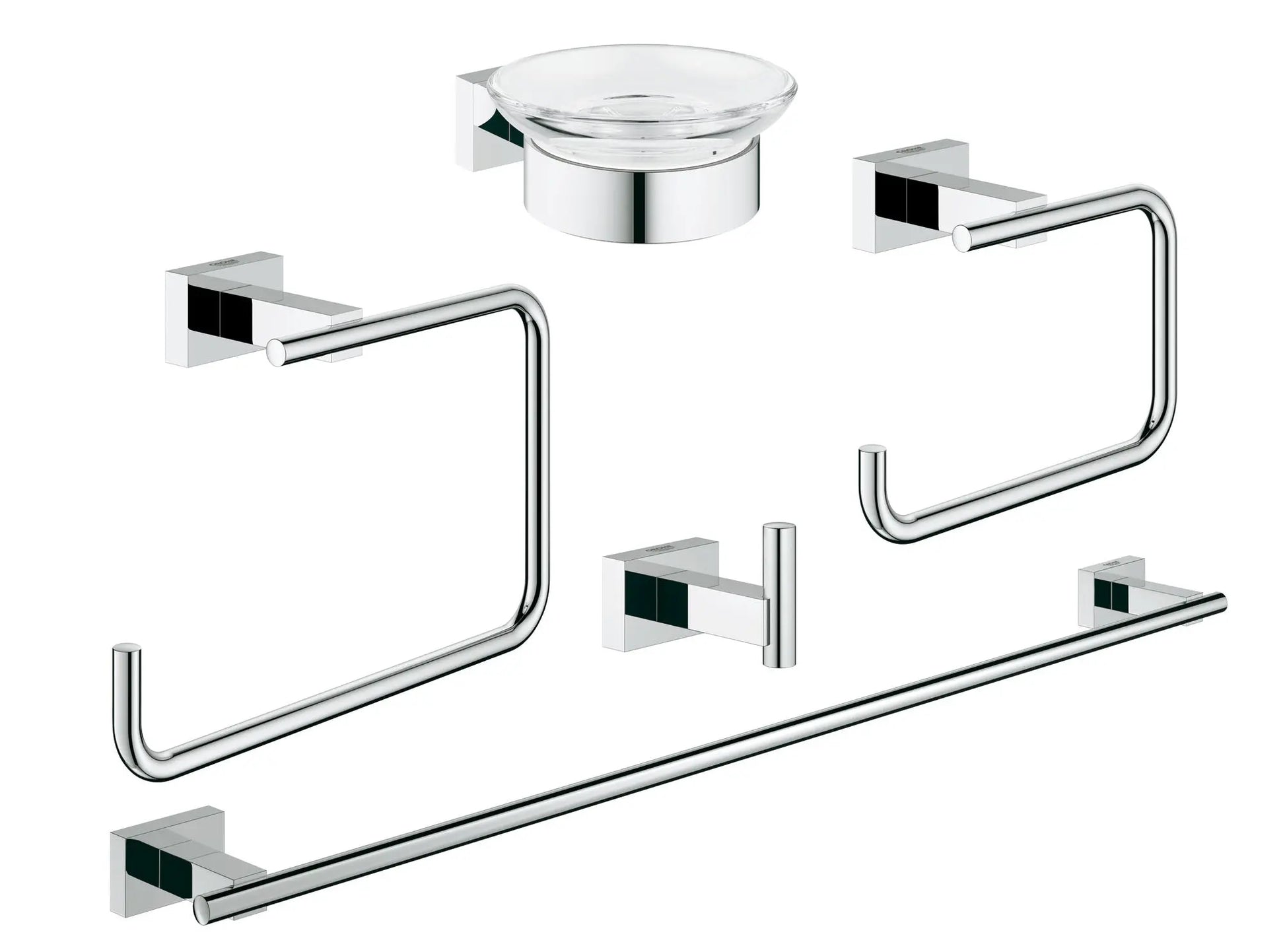 Grohe ESSENTIALS CUBE ACC.SET MASTER 5-IN1  Chrome 40758001 - Plumbing Market