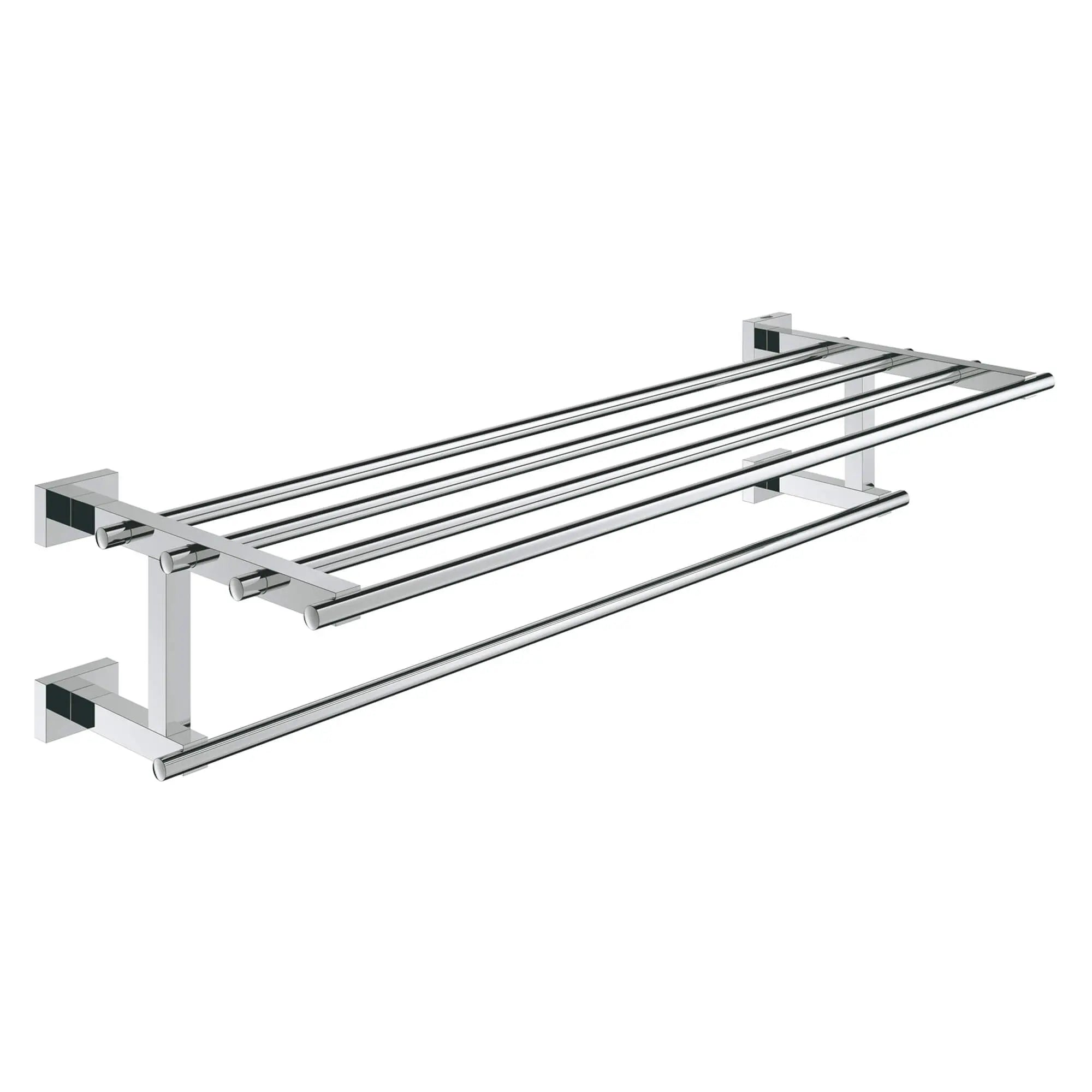 Grohe ESSENTIALS CUBE MULTI-TOWEL RACK 558MM  Chrome 40512001 - Plumbing Market
