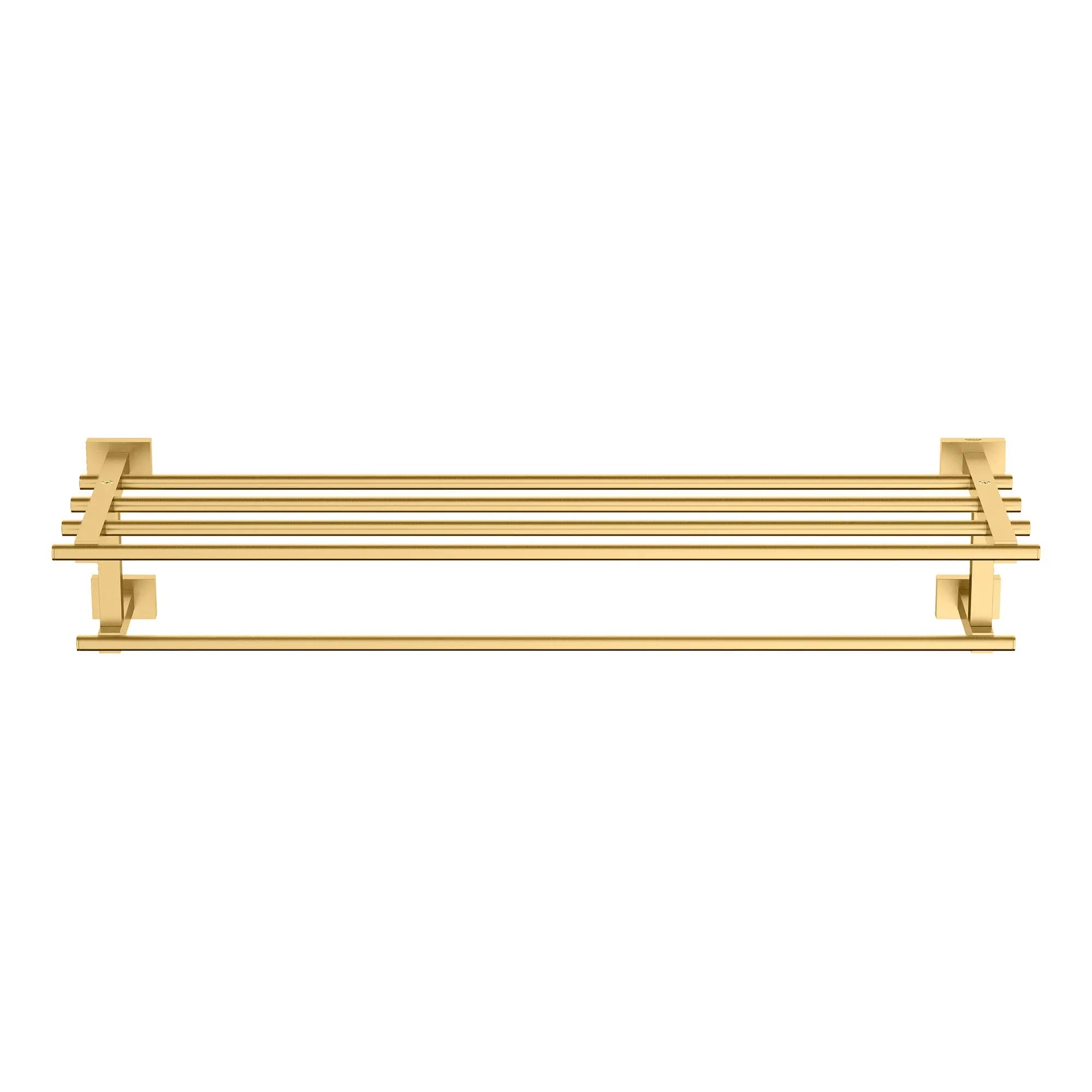 Grohe ESSENTIALS CUBE MULTI-TOWEL RACK  Brushed Cool Sunrise 40512GN1 - Plumbing Market