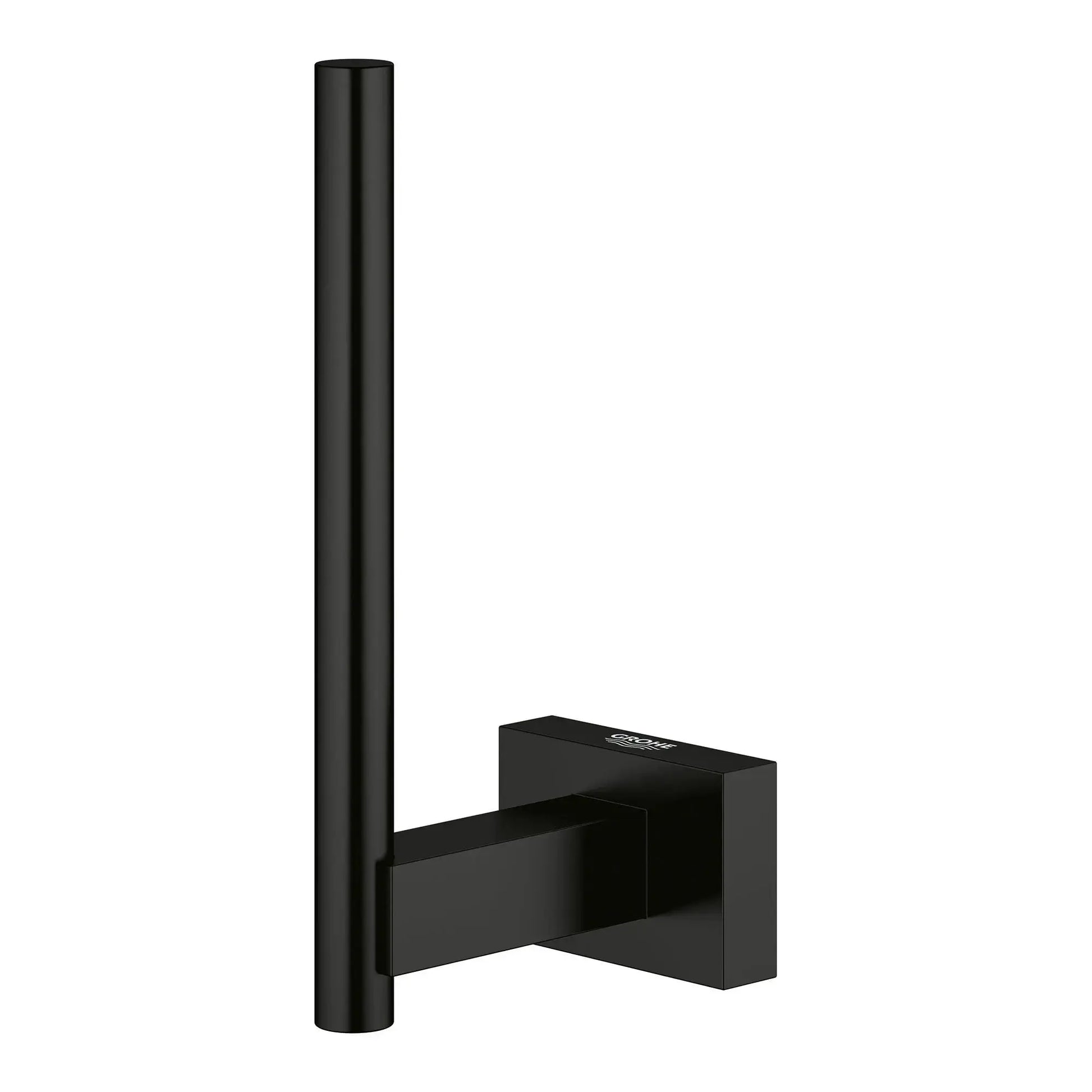 Grohe ESSENTIALS CUBE SPARE PAPER HOLDER Matte Black 406232431 - Plumbing Market
