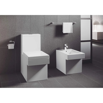 Grohe ESSENTIALS CUBE TOILET PAPER HOLDER  Brushed Nickel 40507EN1 - Plumbing Market