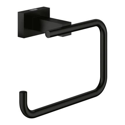 Grohe ESSENTIALS CUBE TOILET PAPER HOLDER Matte Black 405072431 - Plumbing Market