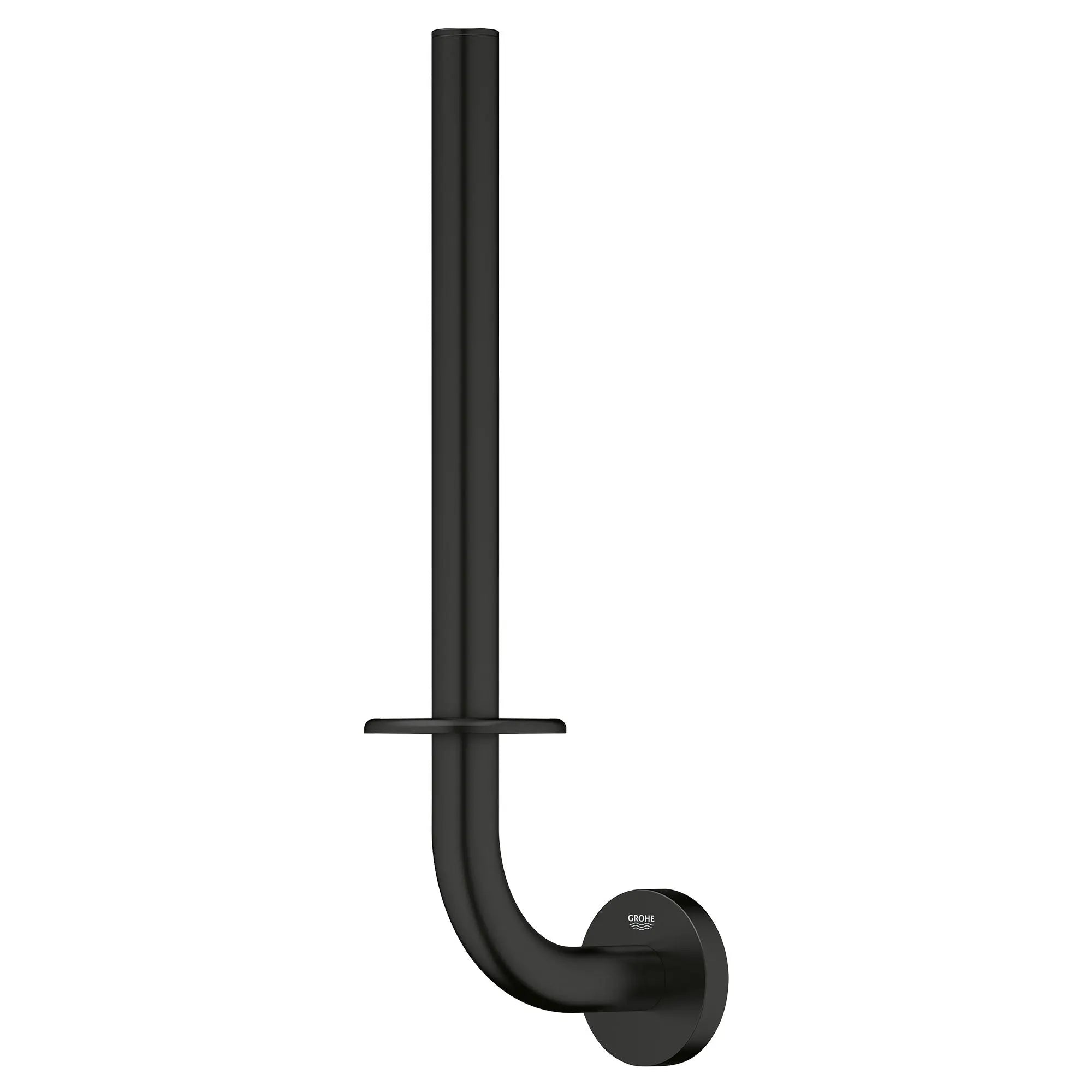 Grohe ESSENTIALS DOUBLE TOILET PAPER HOLDER Matte Black 410782431 - Plumbing Market