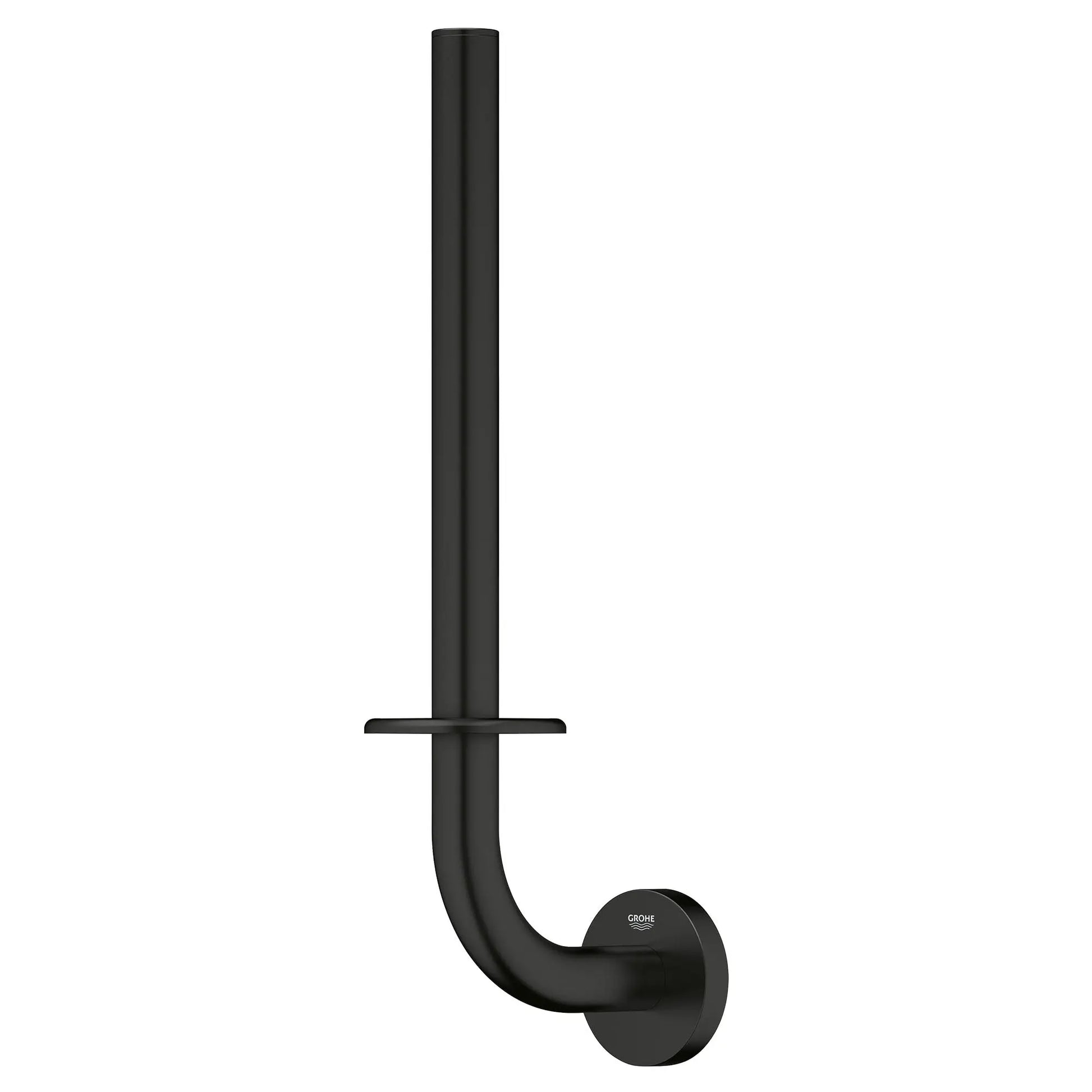 Grohe ESSENTIALS DOUBLE TOILET PAPER HOLDER Matte Black 410782431 - Plumbing Market