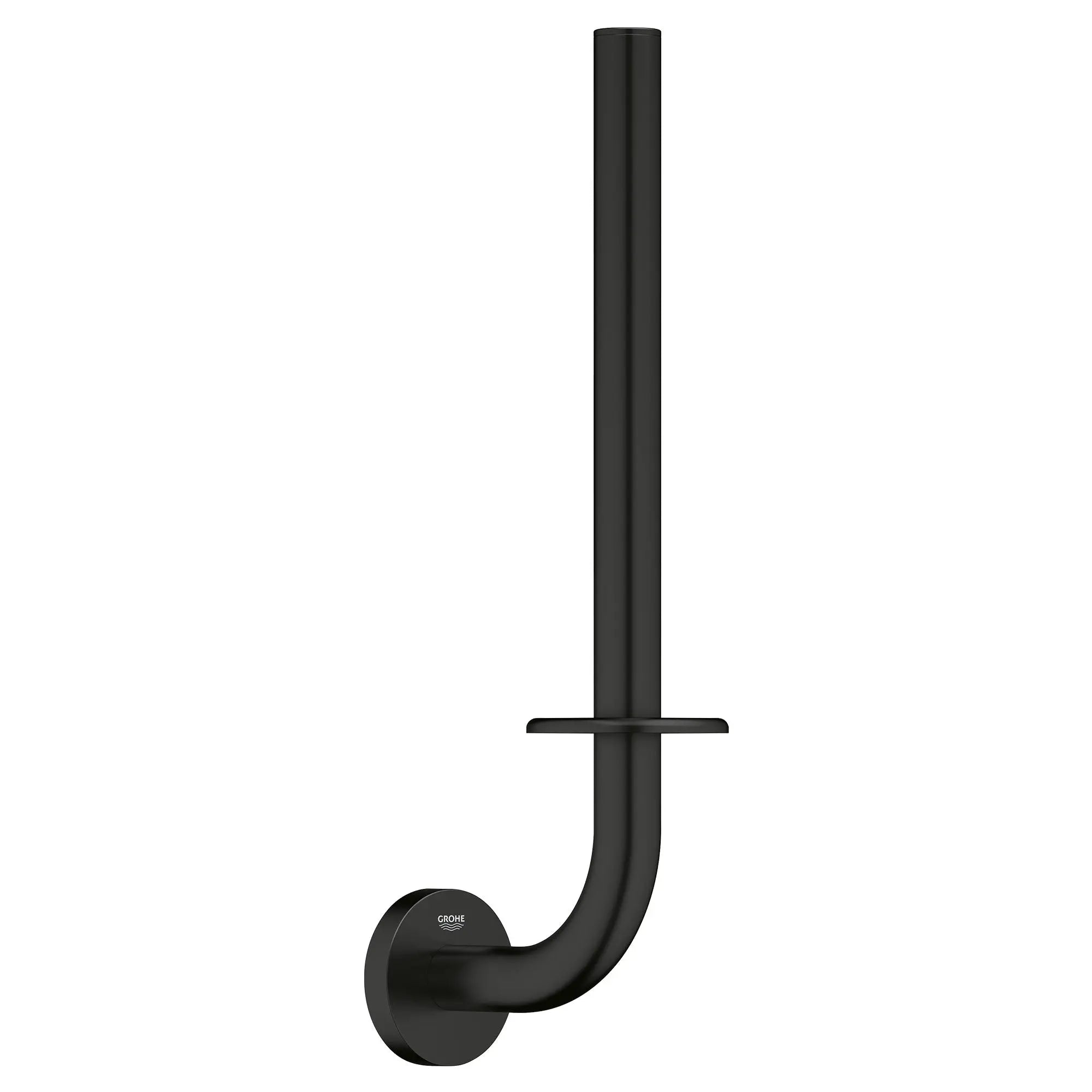 Grohe ESSENTIALS DOUBLE TOILET PAPER HOLDER Matte Black 410782431 - Plumbing Market
