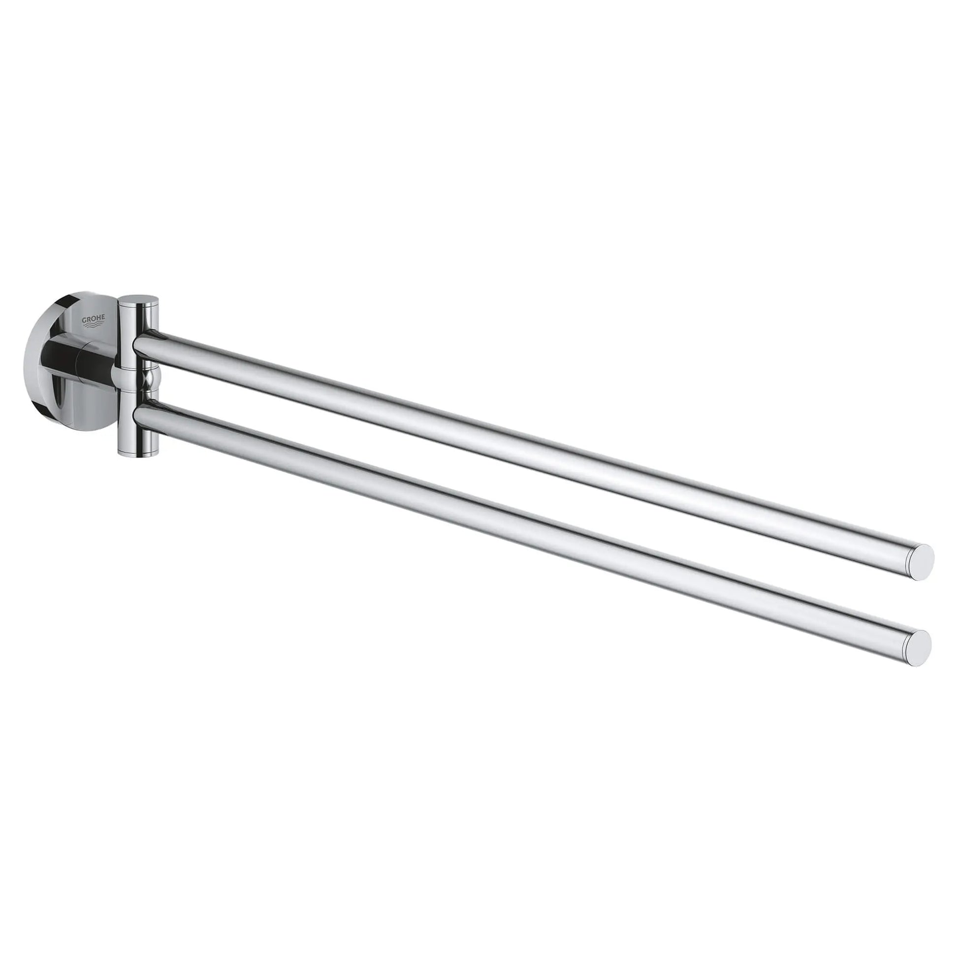 Grohe ESSENTIALS DOUBLE TOWEL BAR  Chrome 40371001 - Plumbing Market