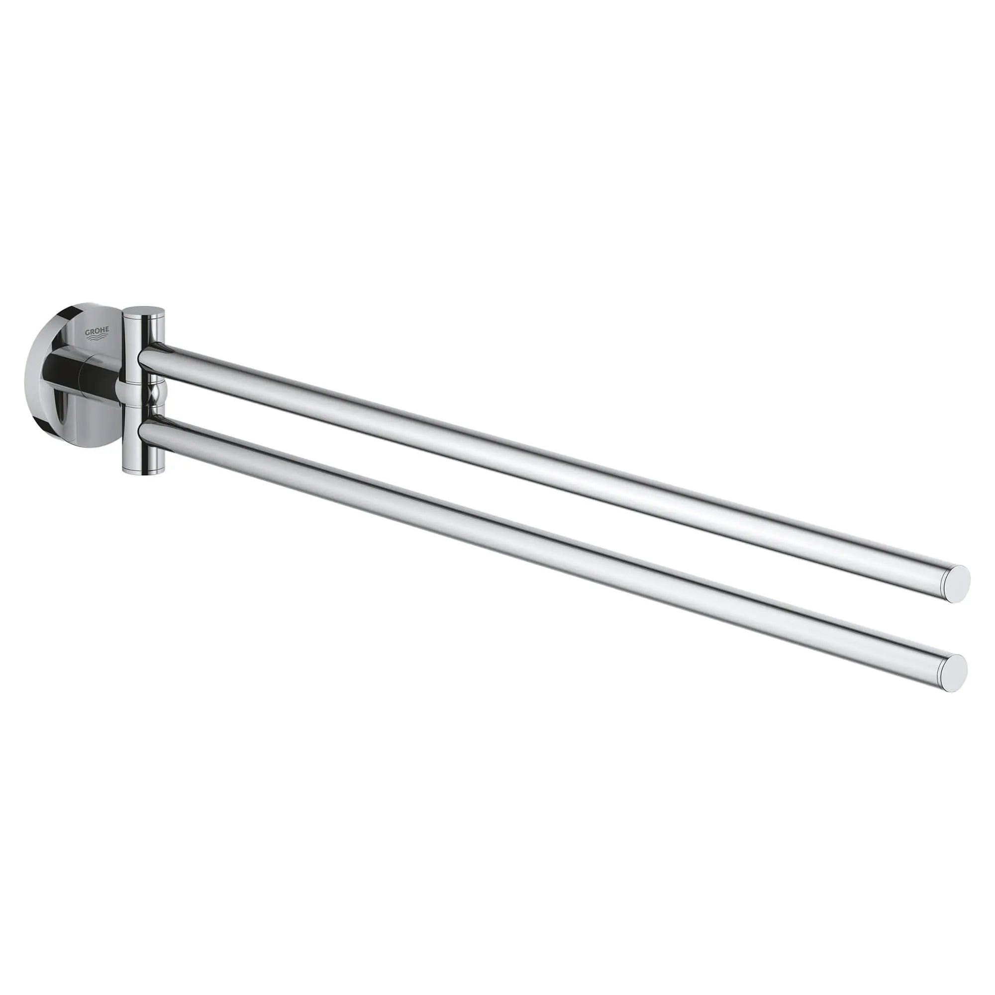 Grohe ESSENTIALS DOUBLE TOWEL BAR  Chrome 40371001 - Plumbing Market