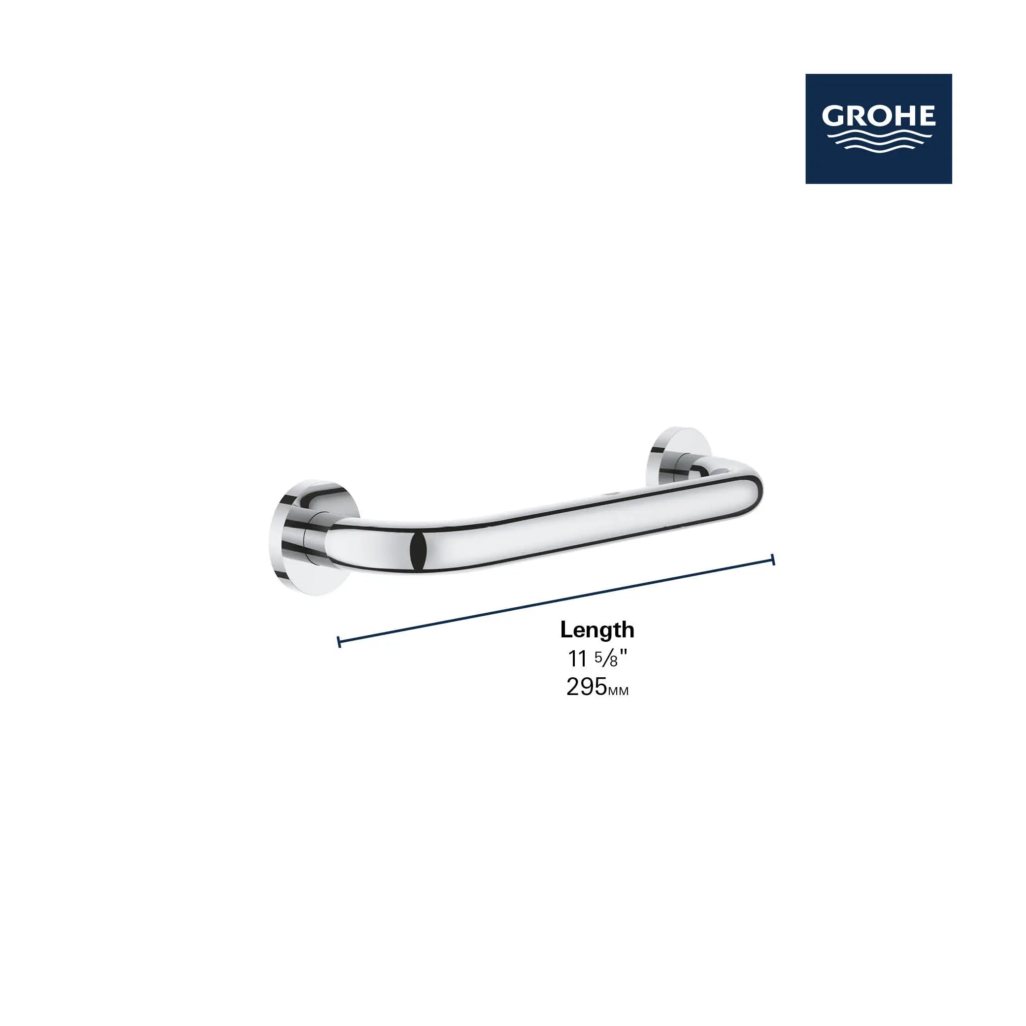 Grohe ESSENTIALS GRIP BAR 12IN - BRNI  Brushed Nickel 40421EN1 - Plumbing Market