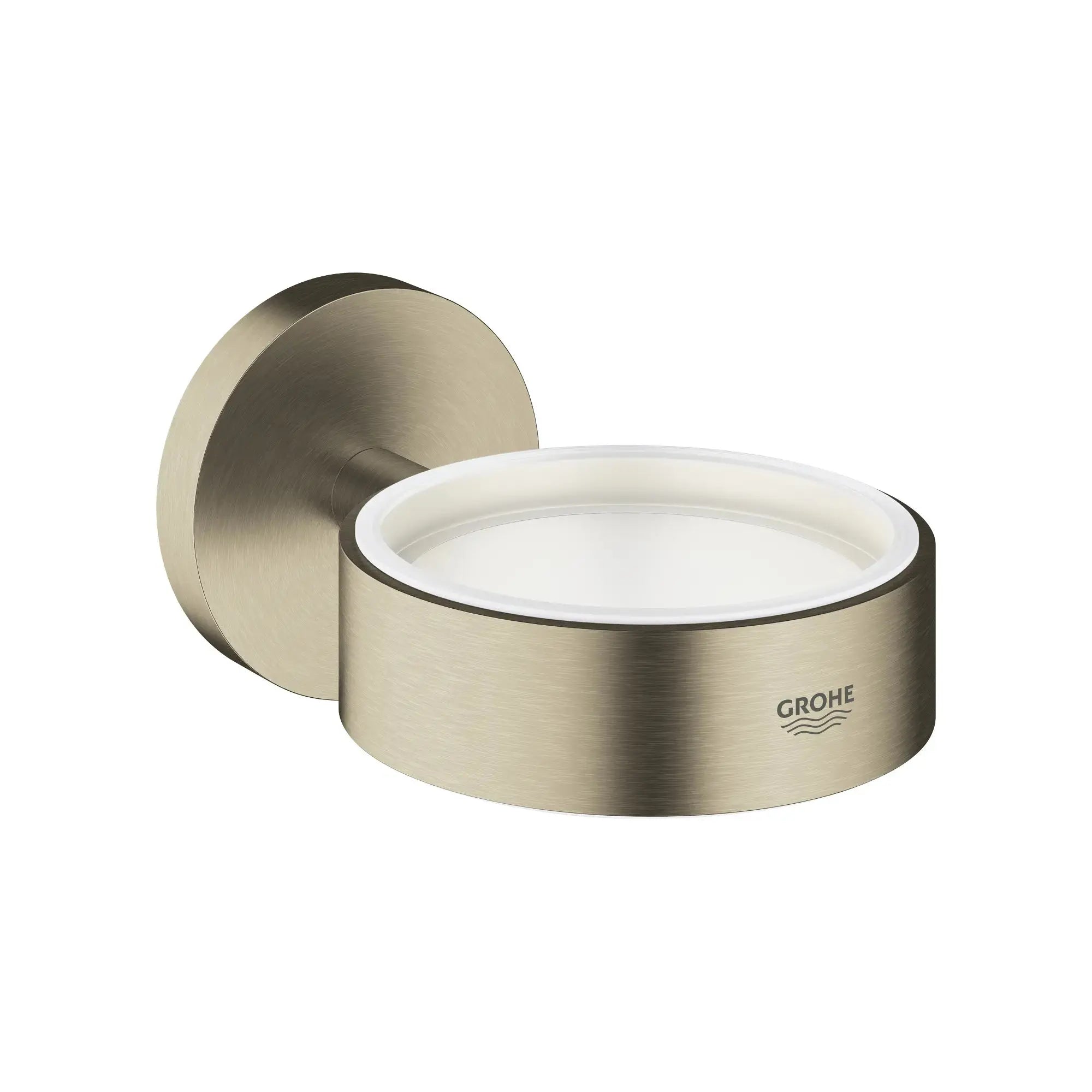 Grohe ESSENTIALS HOLDER F.GLASS/DISH/DISPENSER  Brushed Nickel 40369EN1 - Plumbing Market