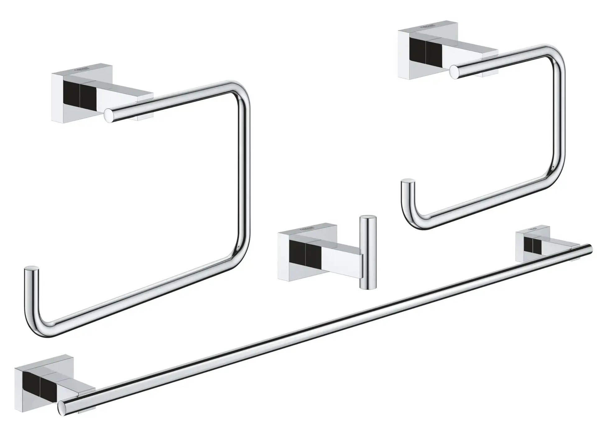 Grohe ESSENTIALS MASTER BATHROOM ACCSET 4-IN-1  Chrome 40778001 - Plumbing Market