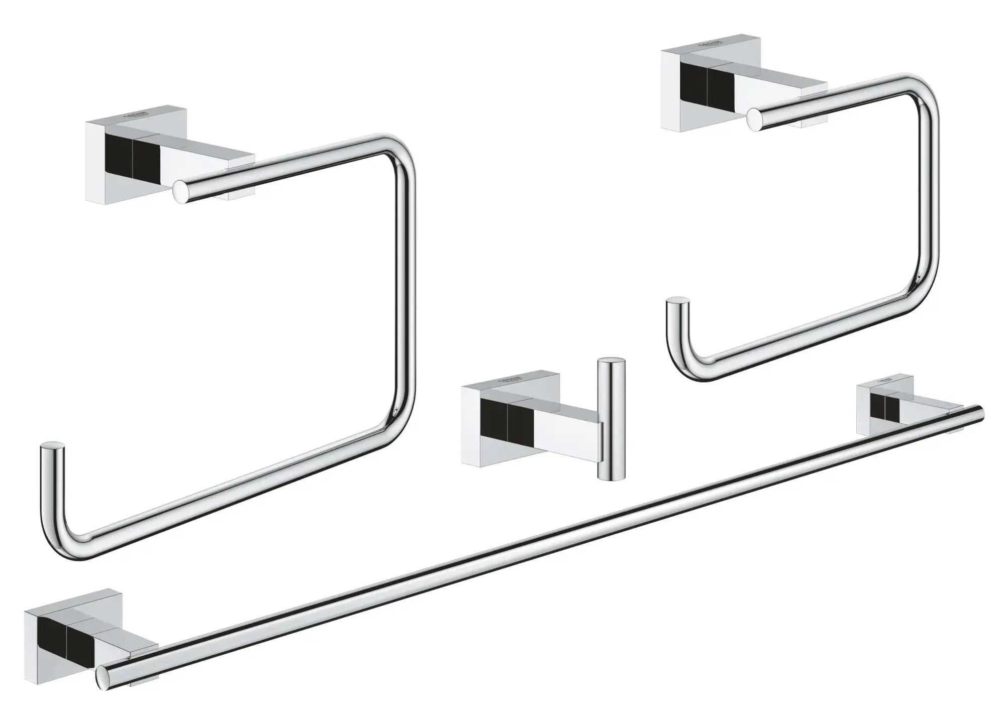 Grohe ESSENTIALS MASTER BATHROOM ACCSET 4-IN-1  Chrome 40778001 - Plumbing Market
