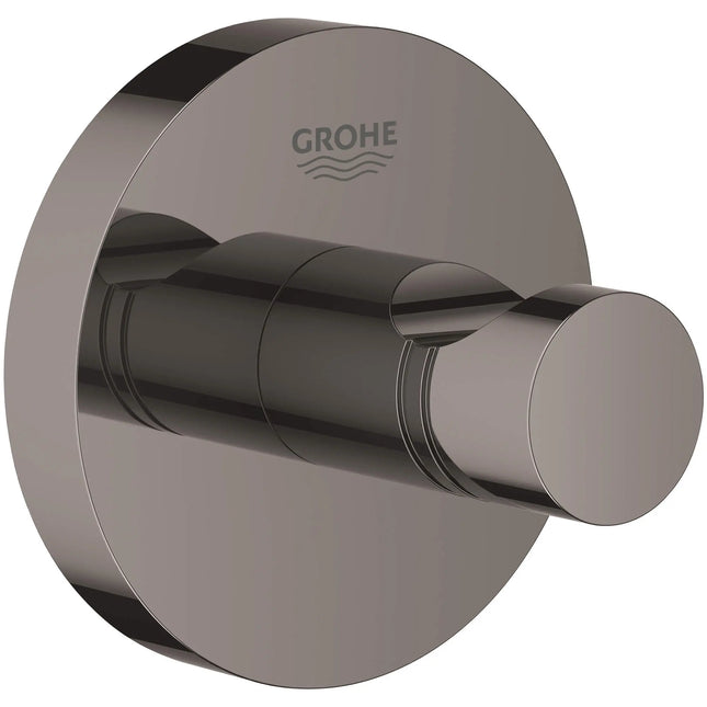 Grohe ESSENTIALS ROBE HOOK  Hard Graphite 40364A01 - Plumbing Market