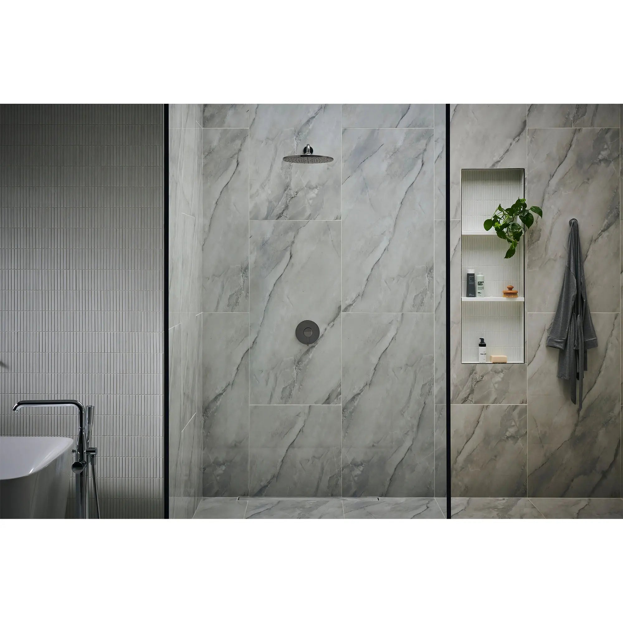 Grohe ESSENTIALS ROBE HOOK  Hard Graphite 40364A01 - Plumbing Market