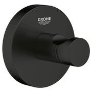 Grohe ESSENTIALS ROBE HOOK Matte Black 403642431 - Plumbing Market