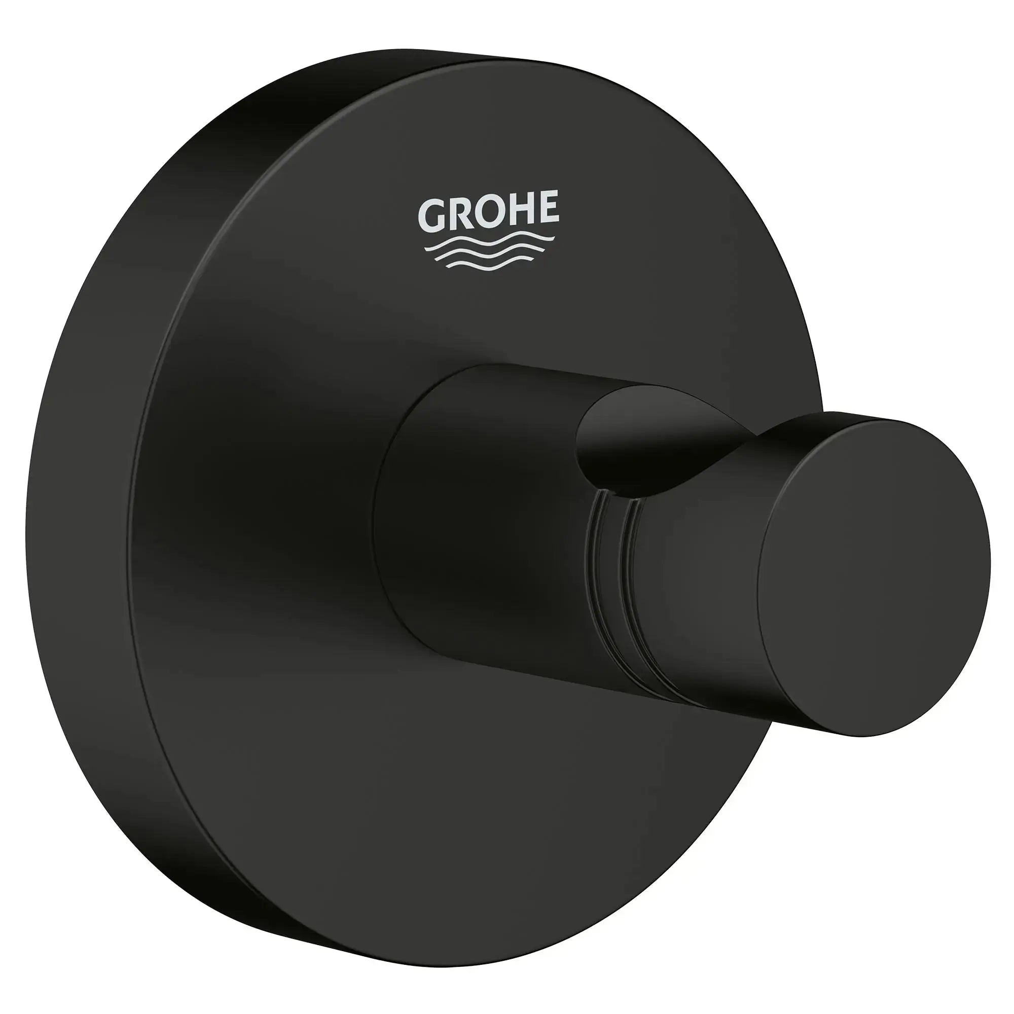 Grohe ESSENTIALS ROBE HOOK Matte Black 403642431 - Plumbing Market