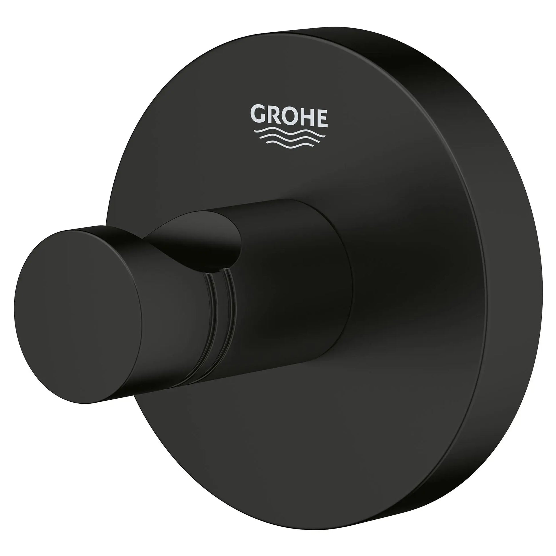 Grohe ESSENTIALS ROBE HOOK Matte Black 403642431 - Plumbing Market