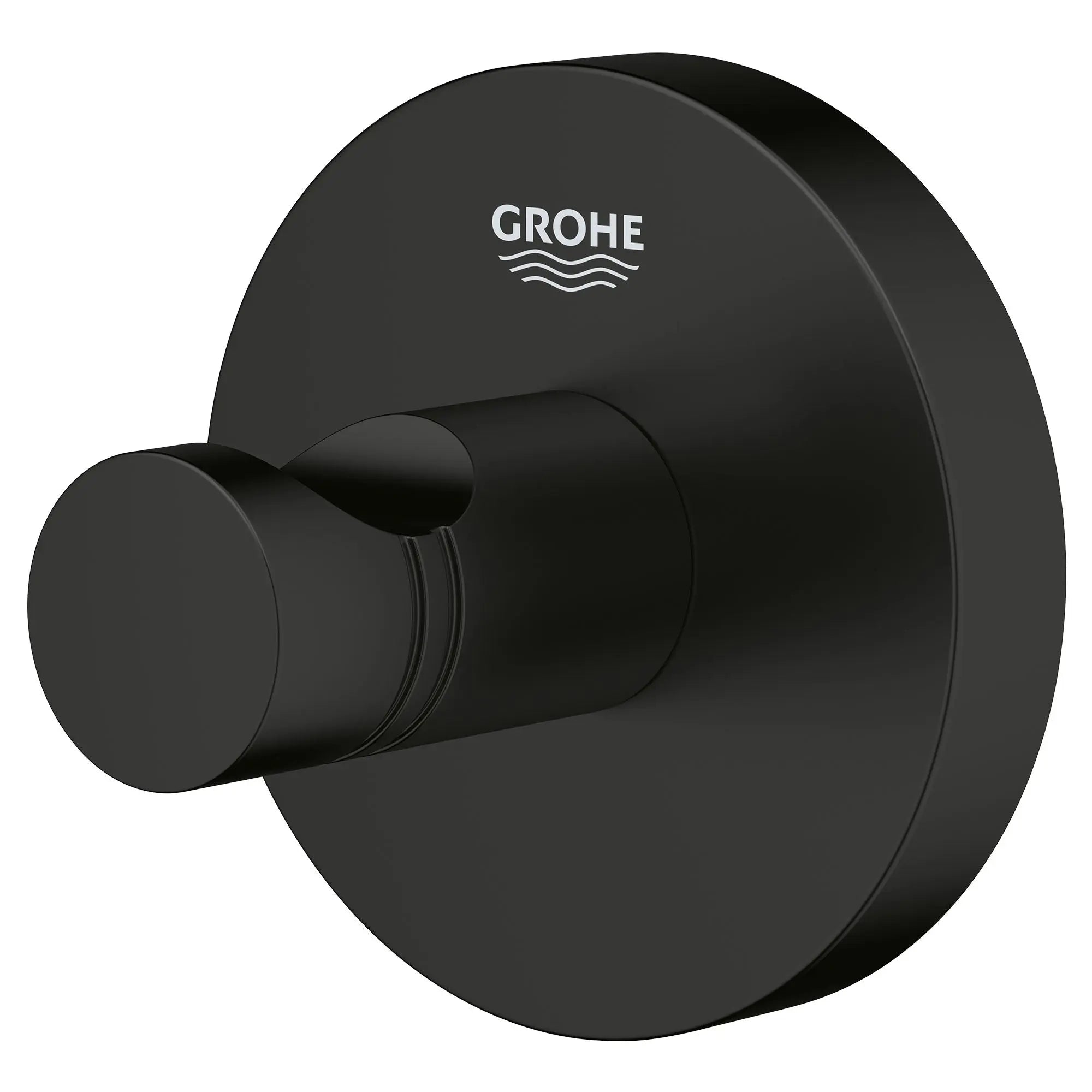 Grohe ESSENTIALS ROBE HOOK Matte Black 403642431 - Plumbing Market