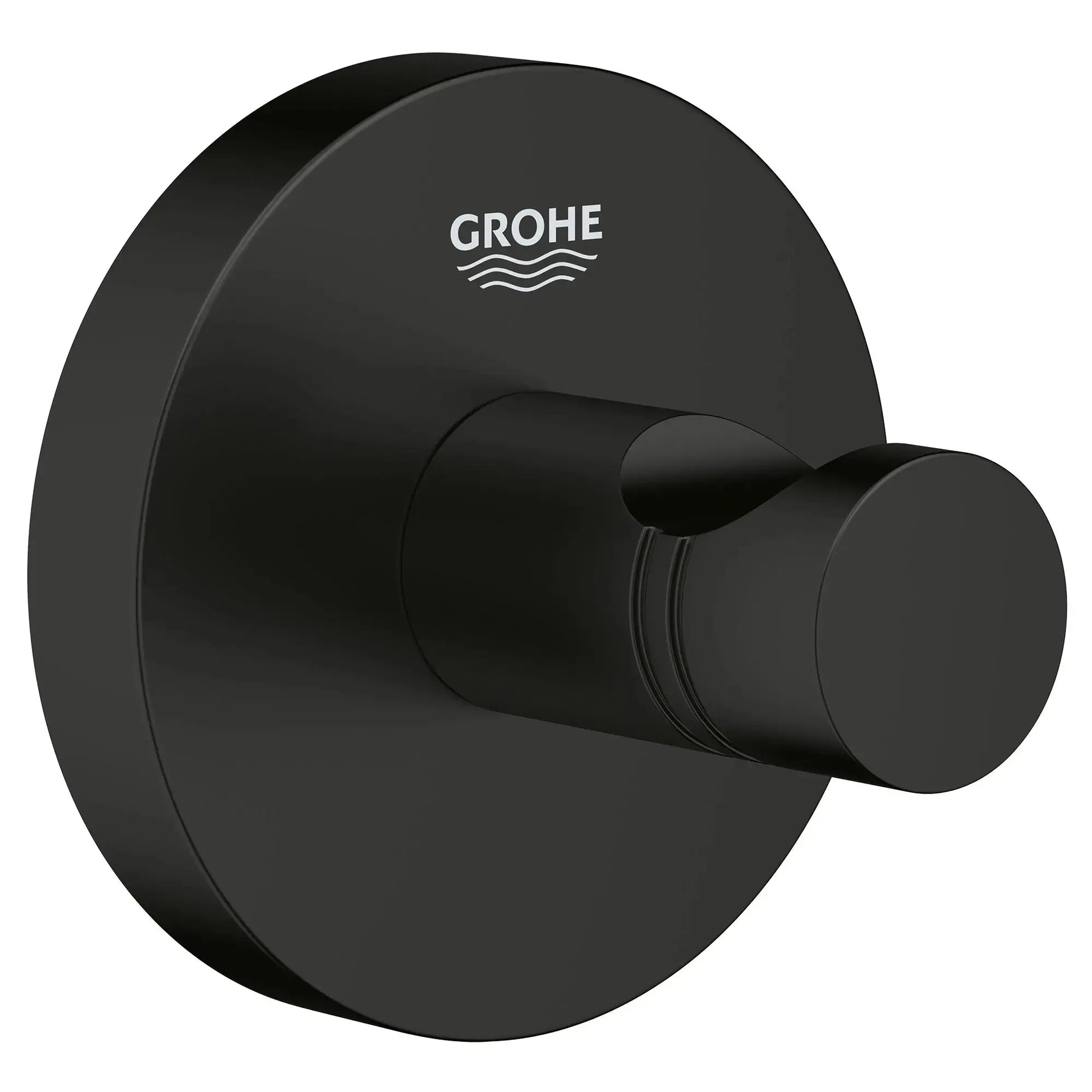 Grohe ESSENTIALS ROBE HOOK Matte Black 403642431 - Plumbing Market