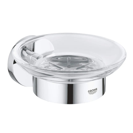 Grohe ESSENTIALS SOAP DISH W.HOLDER  Chrome 40444001 - Plumbing Market
