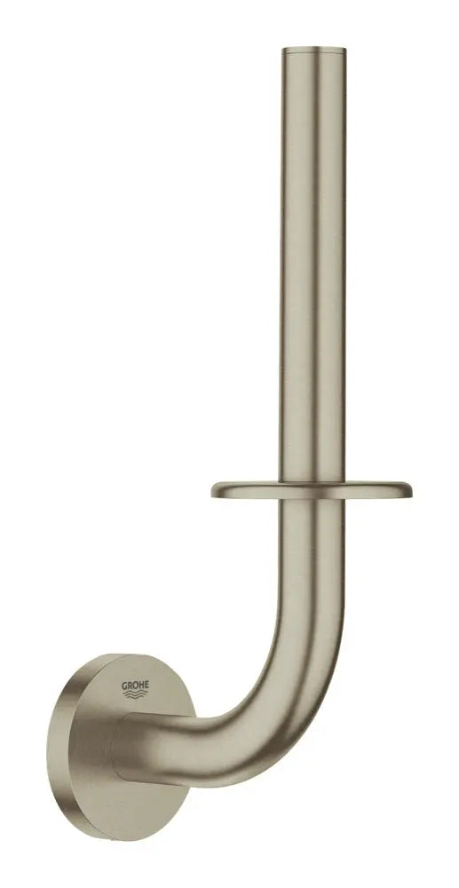 Grohe ESSENTIALS SPARE TOILET PAPER HOLDER - B  Brushed Nickel 40385EN1 - Plumbing Market