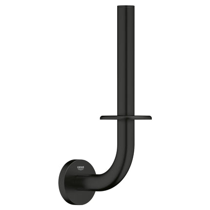 Grohe ESSENTIALS SPARE TOILET PAPER HOLDER Matte Black 403852431 - Plumbing Market