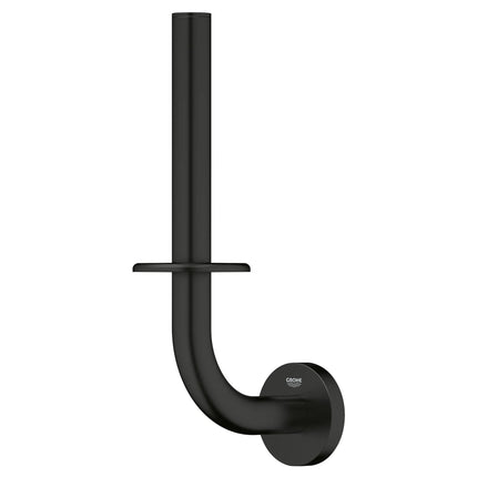 Grohe ESSENTIALS SPARE TOILET PAPER HOLDER Matte Black 403852431 - Plumbing Market