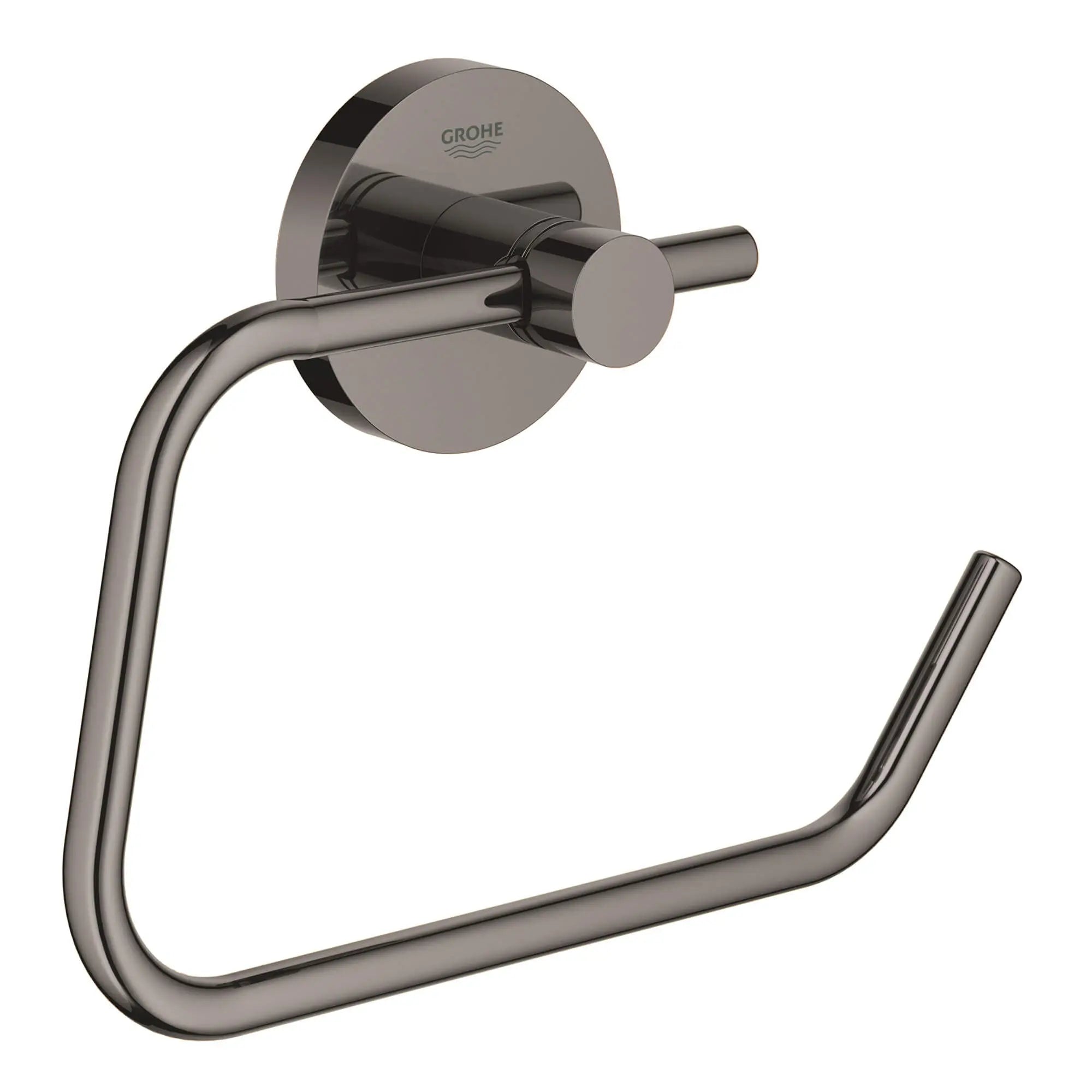Grohe ESSENTIALS TOILET PAPER HOLDER W/O COVER  Hard Graphite 40689A01 - Plumbing Market
