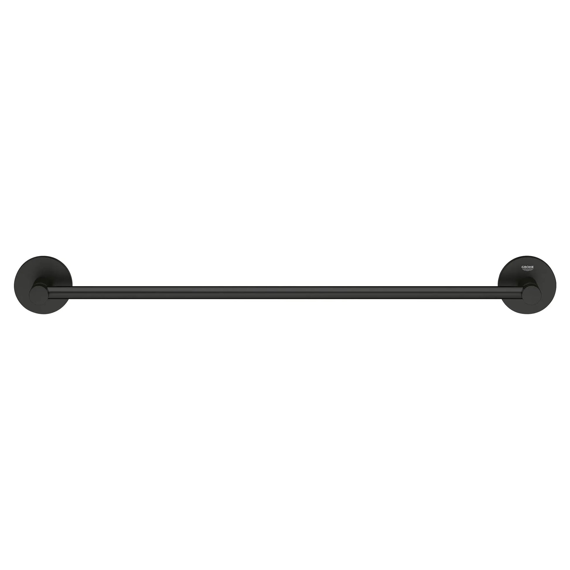 Grohe ESSENTIALS TOWEL RAIL 450MM Matte Black 406882431 - Plumbing Market
