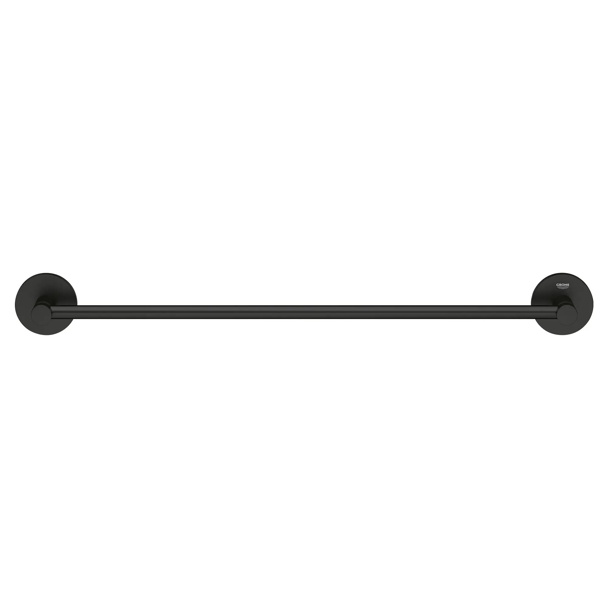 Grohe ESSENTIALS TOWEL RAIL 450MM Matte Black 406882431 - Plumbing Market
