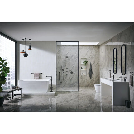 Grohe ESSENTIALS TOWEL RAIL 450MM Matte Black 406882431 - Plumbing Market