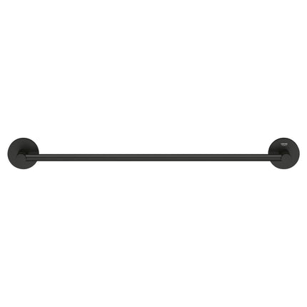 Grohe ESSENTIALS TOWEL RAIL 450MM Matte Black 406882431 - Plumbing Market