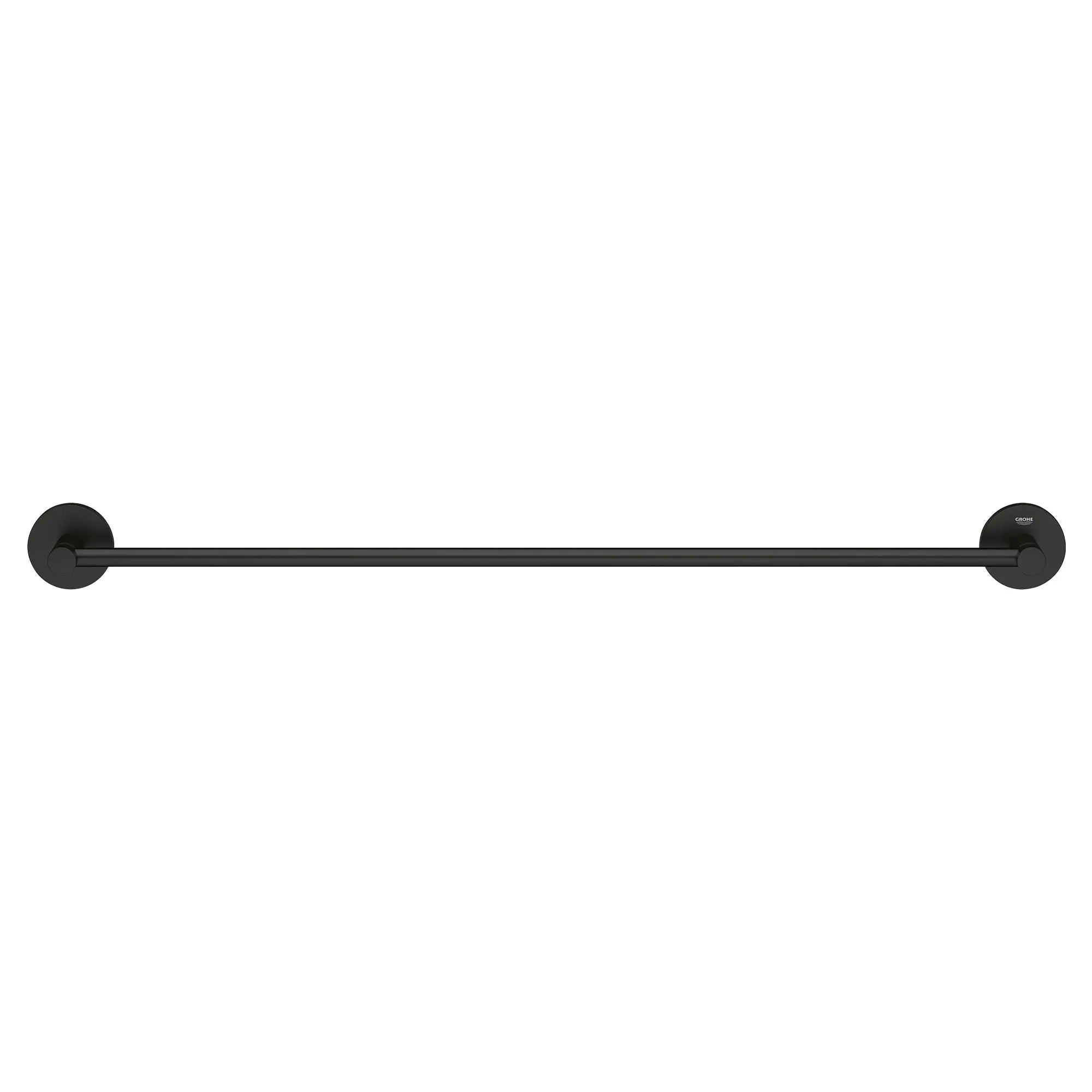 Grohe ESSENTIALS TOWEL RAIL 600MM Matte Black 403662431 - Plumbing Market
