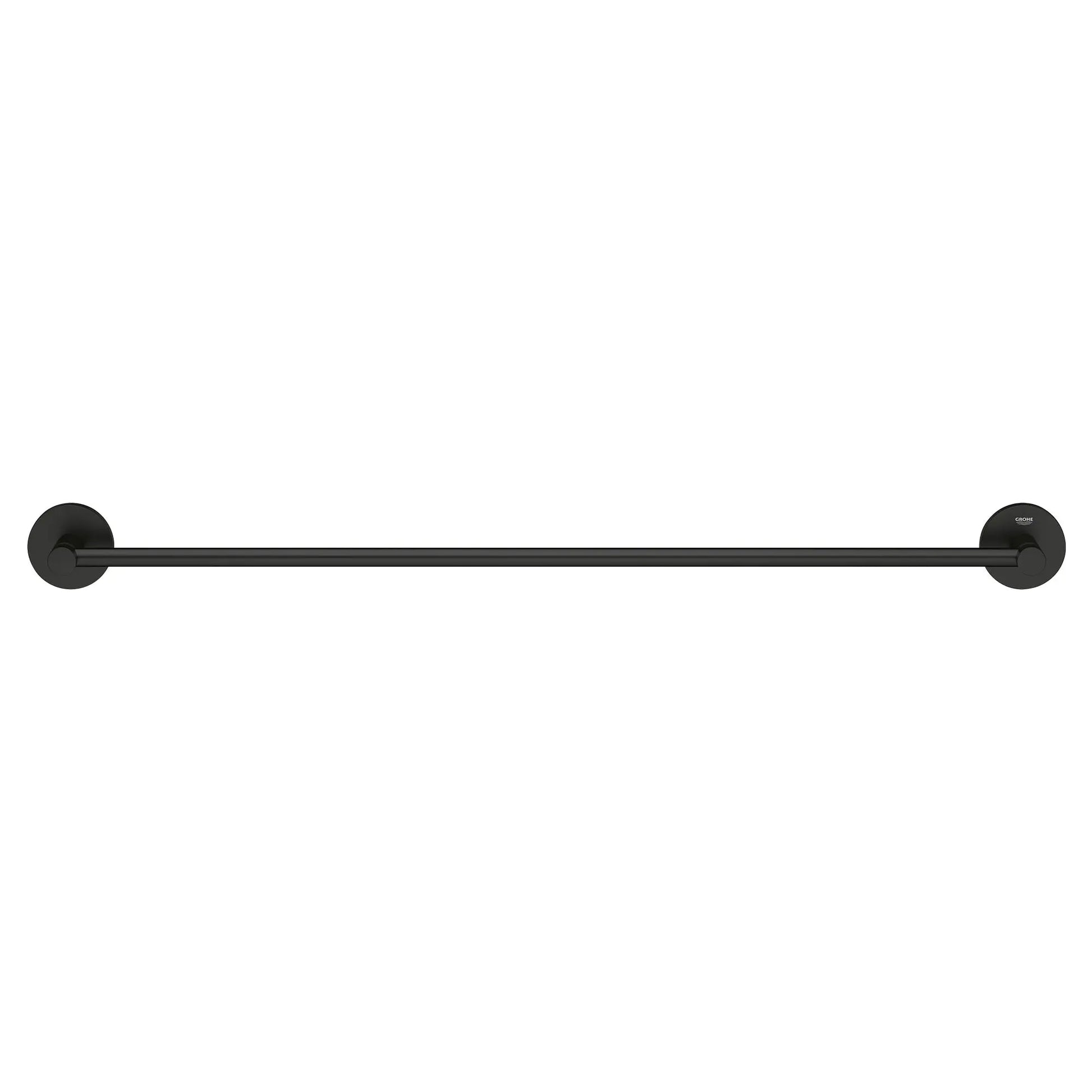 Grohe ESSENTIALS TOWEL RAIL 600MM Matte Black 403662431 - Plumbing Market