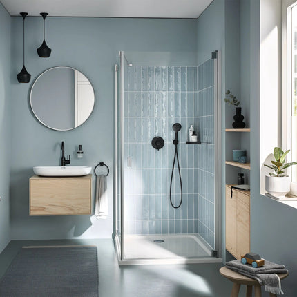 Grohe ESSENTIALS TOWEL RAIL 600MM Matte Black 403662431 - Plumbing Market