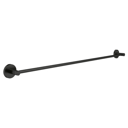 Grohe ESSENTIALS TOWEL RAIL 800MM Matte Black 403862431 - Plumbing Market