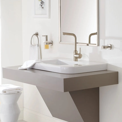 Grohe ESSENTIALS TOWEL RING  Brushed Nickel 40365EN1 - Plumbing Market