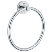 Grohe ESSENTIALS TOWEL RING  Chrome 40365001 - Plumbing Market