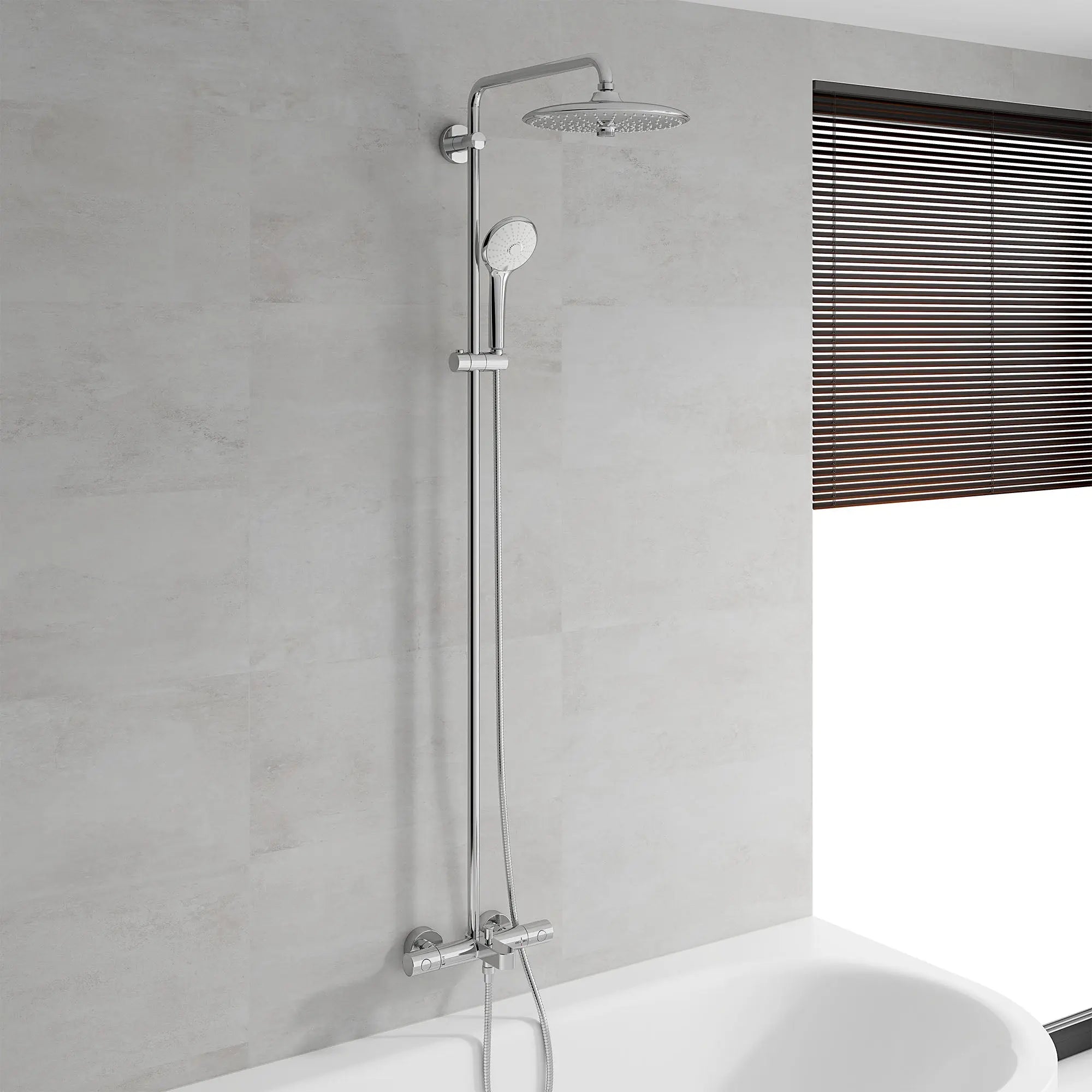 Grohe EUPHORIA 260 SHW SYST.THM BATH 6.6L US  Chrome 26177002 - Plumbing Market