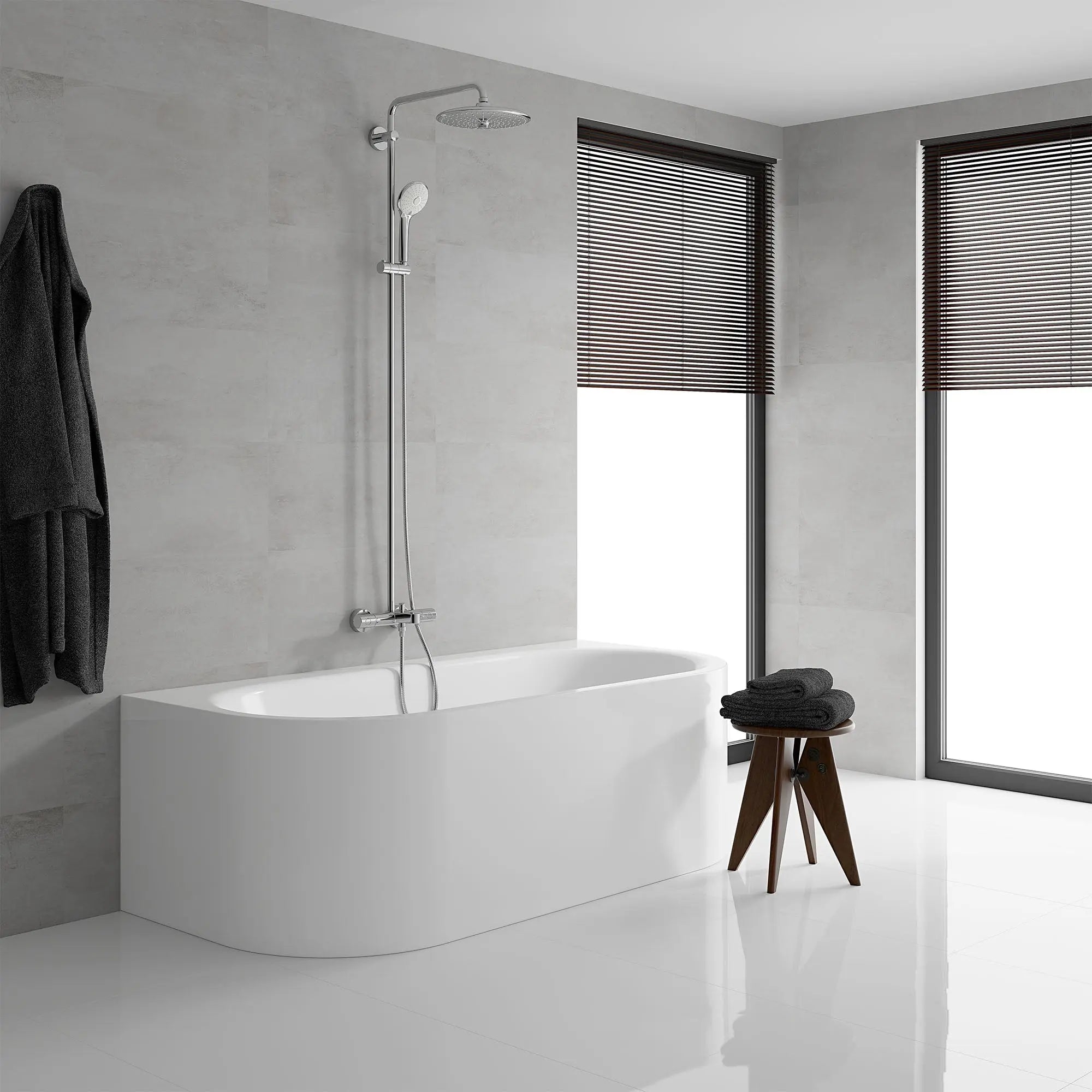 Grohe EUPHORIA 260 SHW SYST.THM BATH 6.6L US  Chrome 26177002 - Plumbing Market