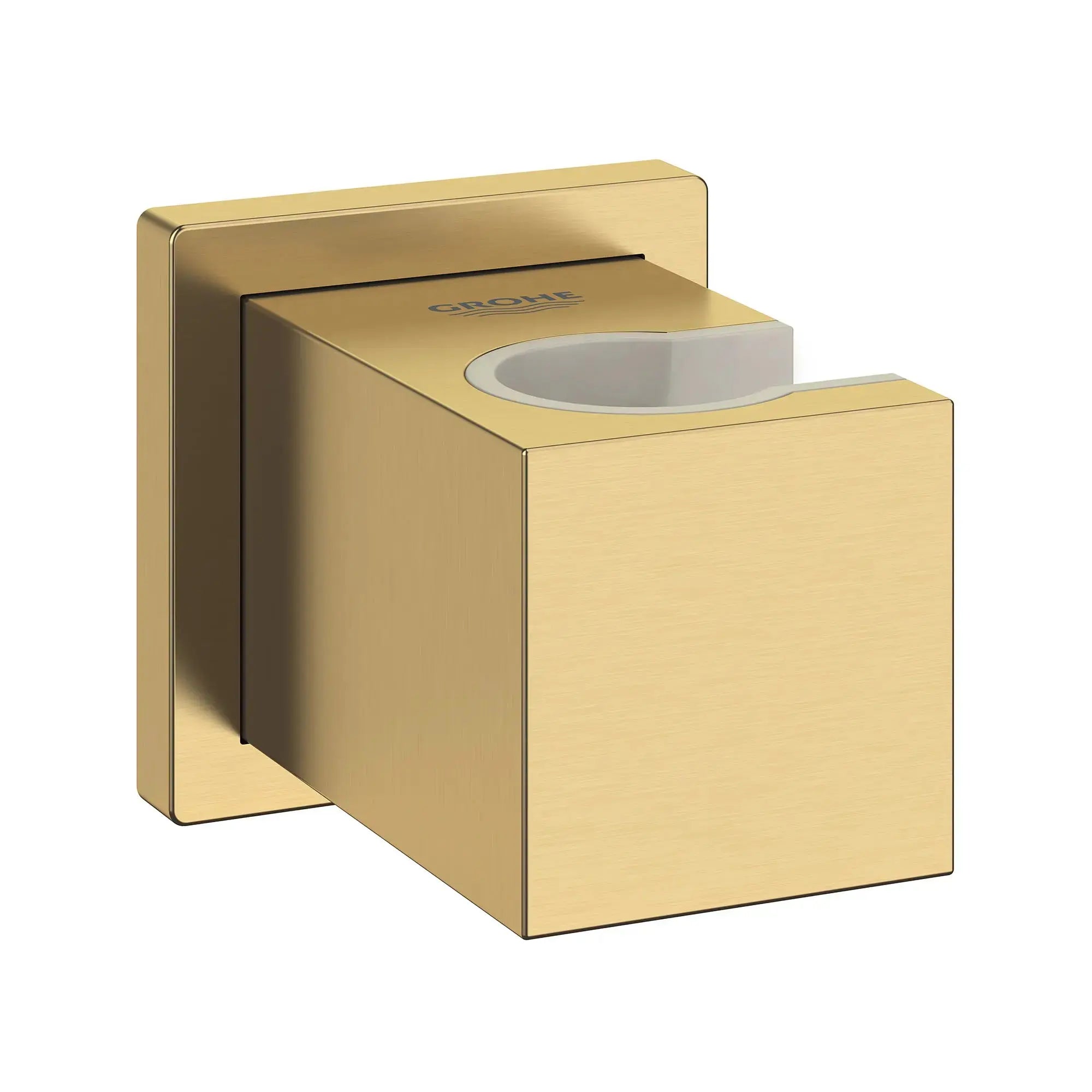 Grohe EUPHORIA CUBE HAND SHOWER HOLDER  Brushed Cool Sunrise 27693GN0 - Plumbing Market