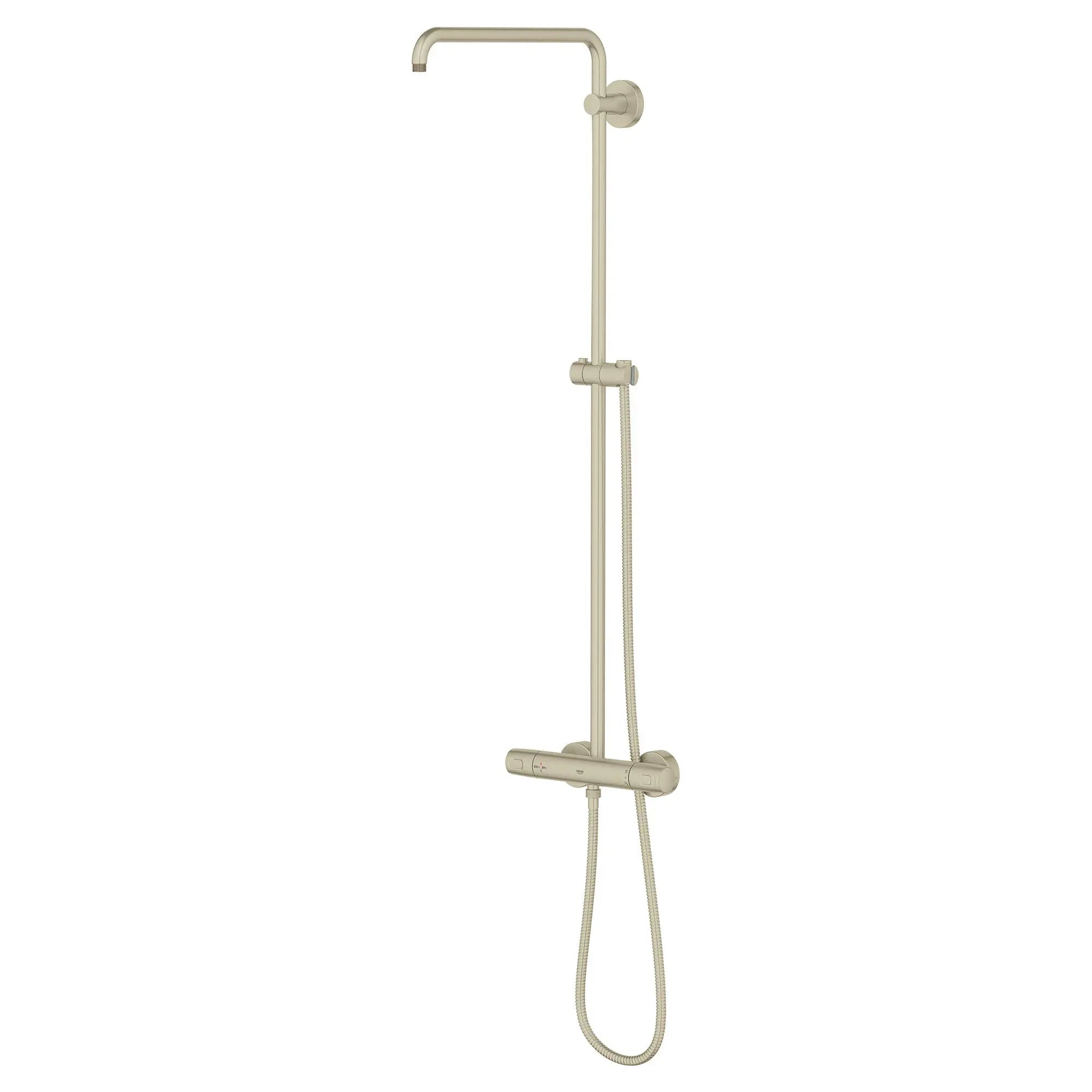 Grohe EUPHORIA SHOWER SYSTEM THM COOLT US  Brushed Nickel 26728EN0 - Plumbing Market