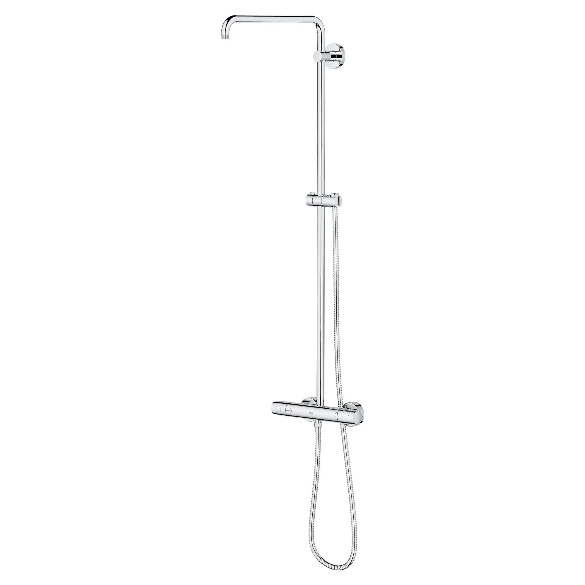 Grohe EUPHORIA SHOWER SYSTEM THM COOLT US  Chrome 26728000 - Plumbing Market