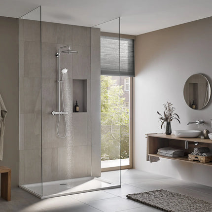 Grohe EUPHORIA SHOWER SYSTEM THM COOLT US  Chrome 26728000 - Plumbing Market