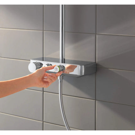 Grohe EUPHORIA SMARTCONTROL SHOWER SYSTEM  Chrome 26511000 - Plumbing Market