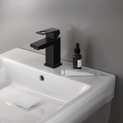 Grohe EUROCUBE 1H SINK S 1.5GPM Matte Black 23129243A - Plumbing Market