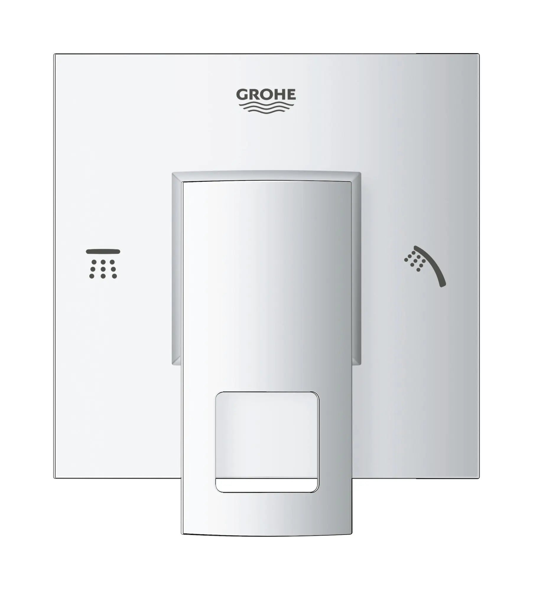 Grohe EUROCUBE 2-WAY DIVERTER TRIM  Chrome 29218001 - Plumbing Market